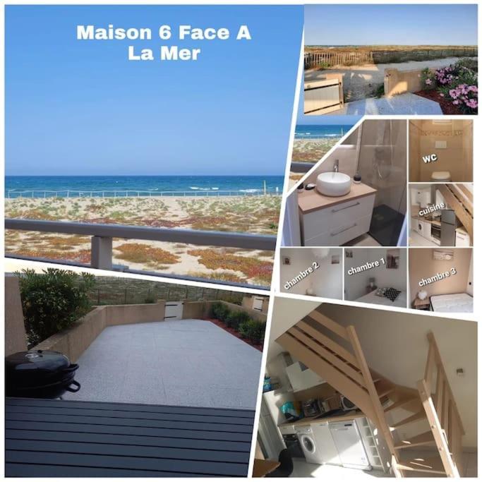 Villa Face A La Sur Le Sable 6 Clim A L'etage Le Barcarès